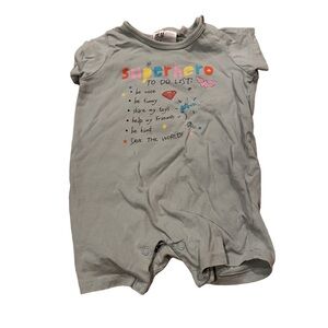 H&M Baby 4-6 m Superhero Romper Summer Clothing One Piece Apparel 4/$20 🛑